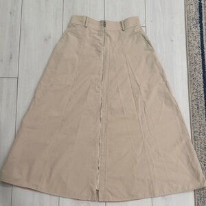Zara Tan A-Line Skirt